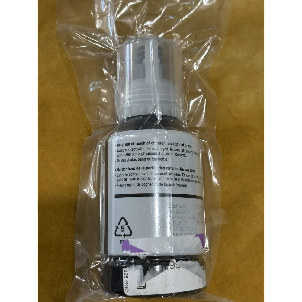EPSON 502 Ink Bottle Exp 2026 ( 127ml ) Black - Genuine (Sealed)